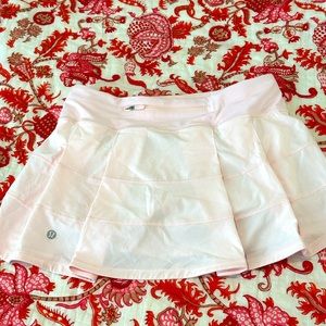 Very Rare Lululemon Pace Rival Skirt. Strawberry Milkshake Color